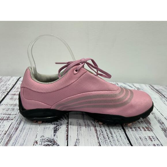 Adidas Z-Traxion Women's Pink Soft Spikes Golf Lace Up Sneaker Shoe US Size 7 - Picture 4 of 14